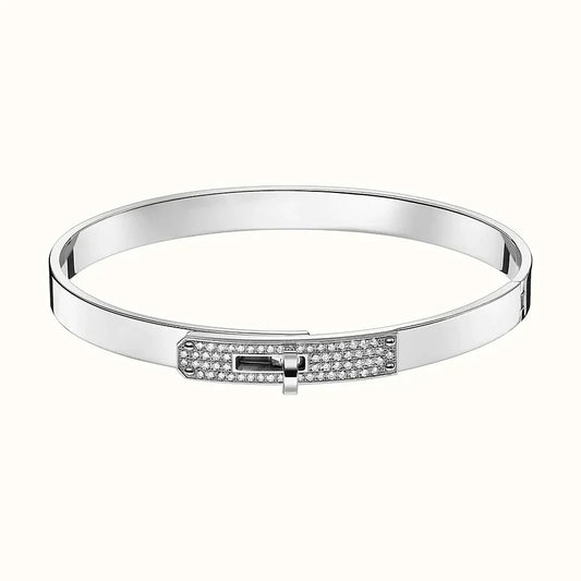 [Zalyn]KELLY SILVER DIAMOND BRACELET