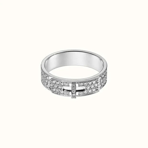 [Zalyn]KELLY SILVER DIAMOND RING