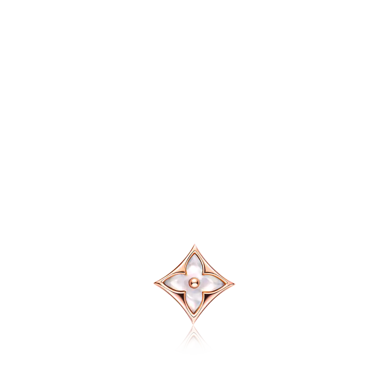 [Zalyn]STAR MOP ROSE GOLD EARRINGS
