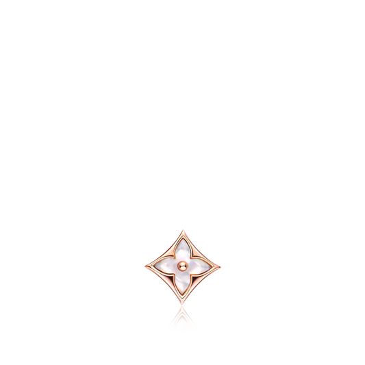 [Zalyn]STAR MOP ROSE GOLD EARRINGS