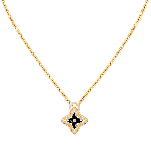 [Zalyn]STAR PEDANT ROSE GOLD DIAMOND NECKLACE