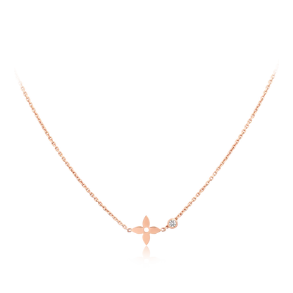 [Zalyn]BLOSSOM PENDANT ROSE GOLD AND DIAMOND