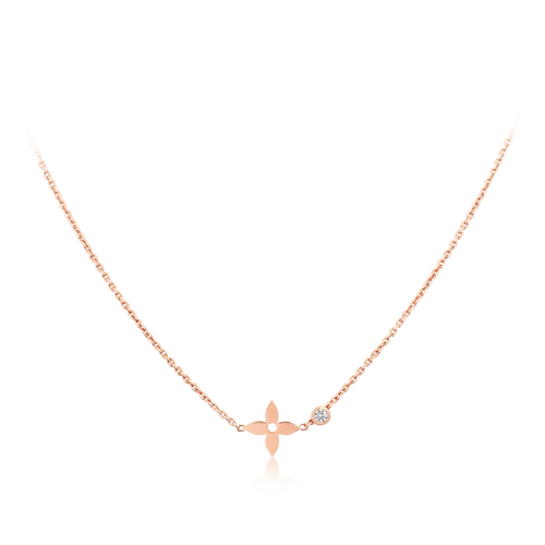 [Zalyn]BLOSSOM PENDANT ROSE GOLD AND DIAMOND