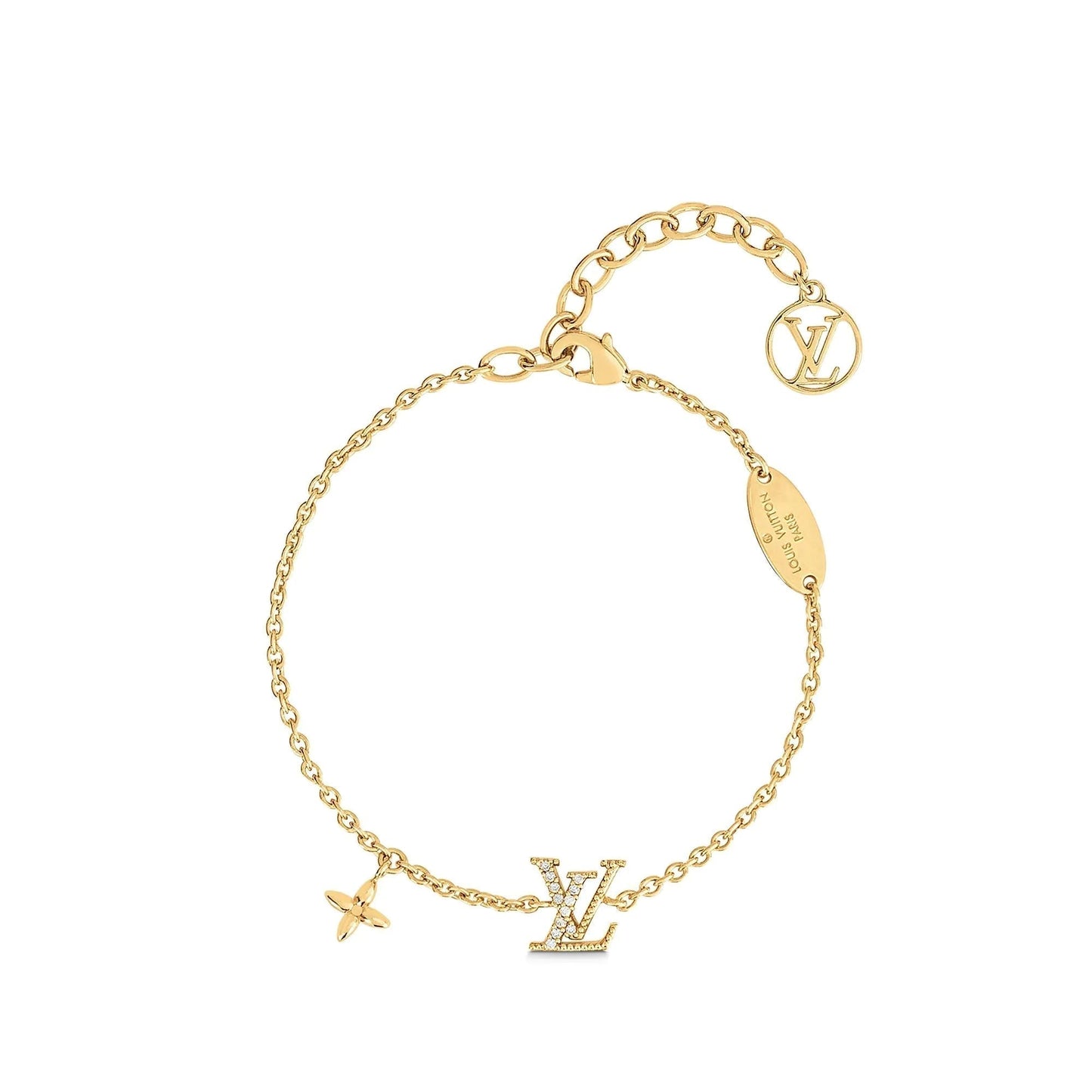 [Zalyn]LOGO STAR MOTIF GOLD BRACELET