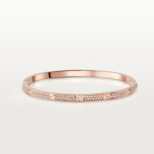 [Zalyn Jewelry ]LOVE BRACELET 3.65MM DIAMOND-PAVED