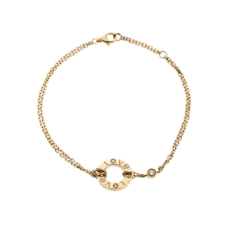 [Zalyn Jewelry ]LOVE BRACELET 2 DIAMOND
