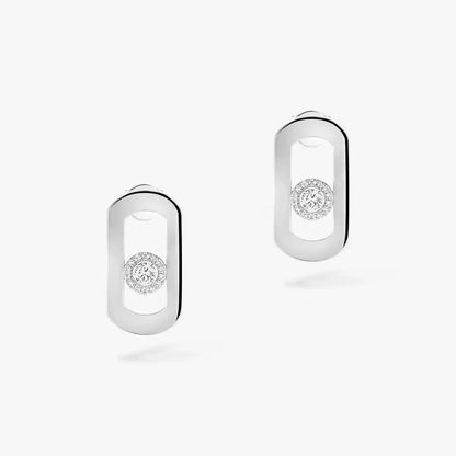 [Zalyn]SO MOVE DIAMOND EARRINGS