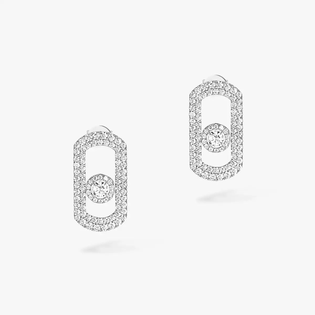 [Zalyn]SO MOVE PAVÉ DIAMOND EARRINGS