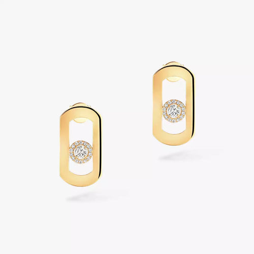 [Zalyn]SO MOVE DIAMOND EARRINGS