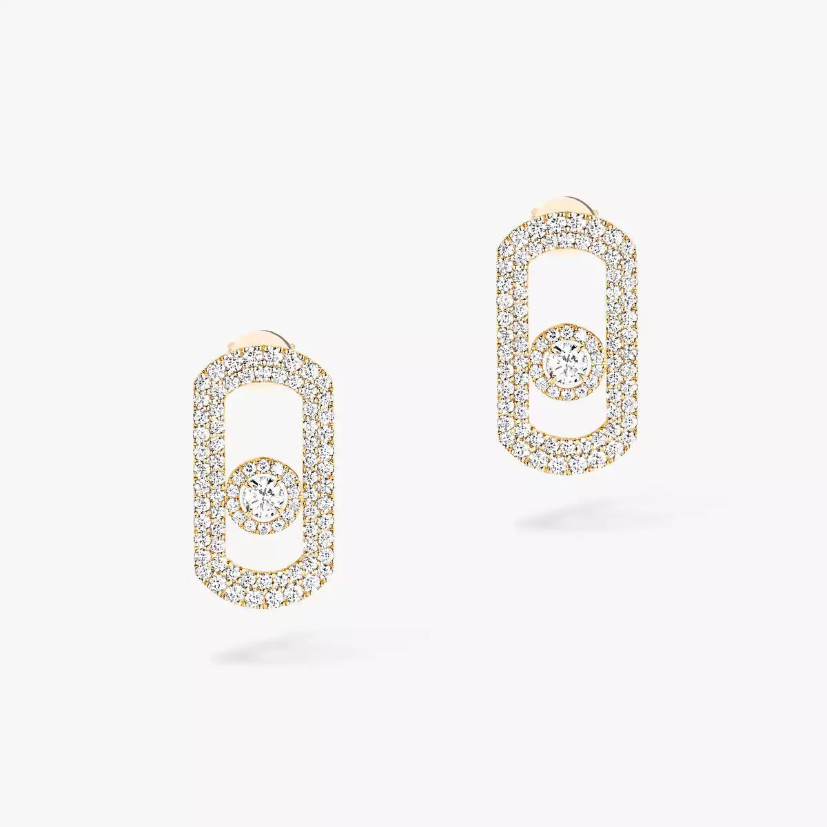 [Zalyn]SO MOVE PAVÉ DIAMOND EARRINGS