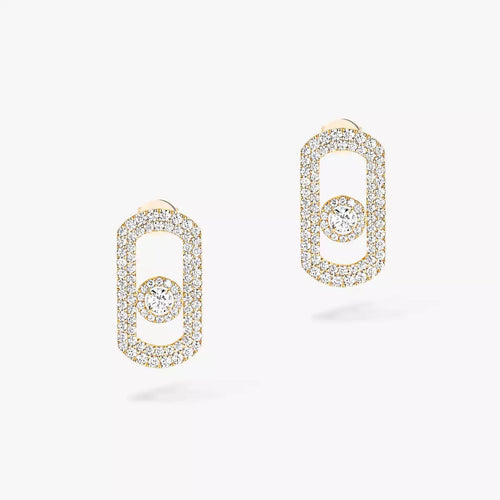 [Zalyn]SO MOVE PAVÉ DIAMOND EARRINGS