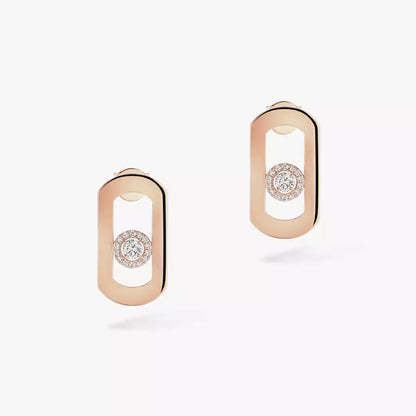 [Zalyn]SO MOVE DIAMOND EARRINGS