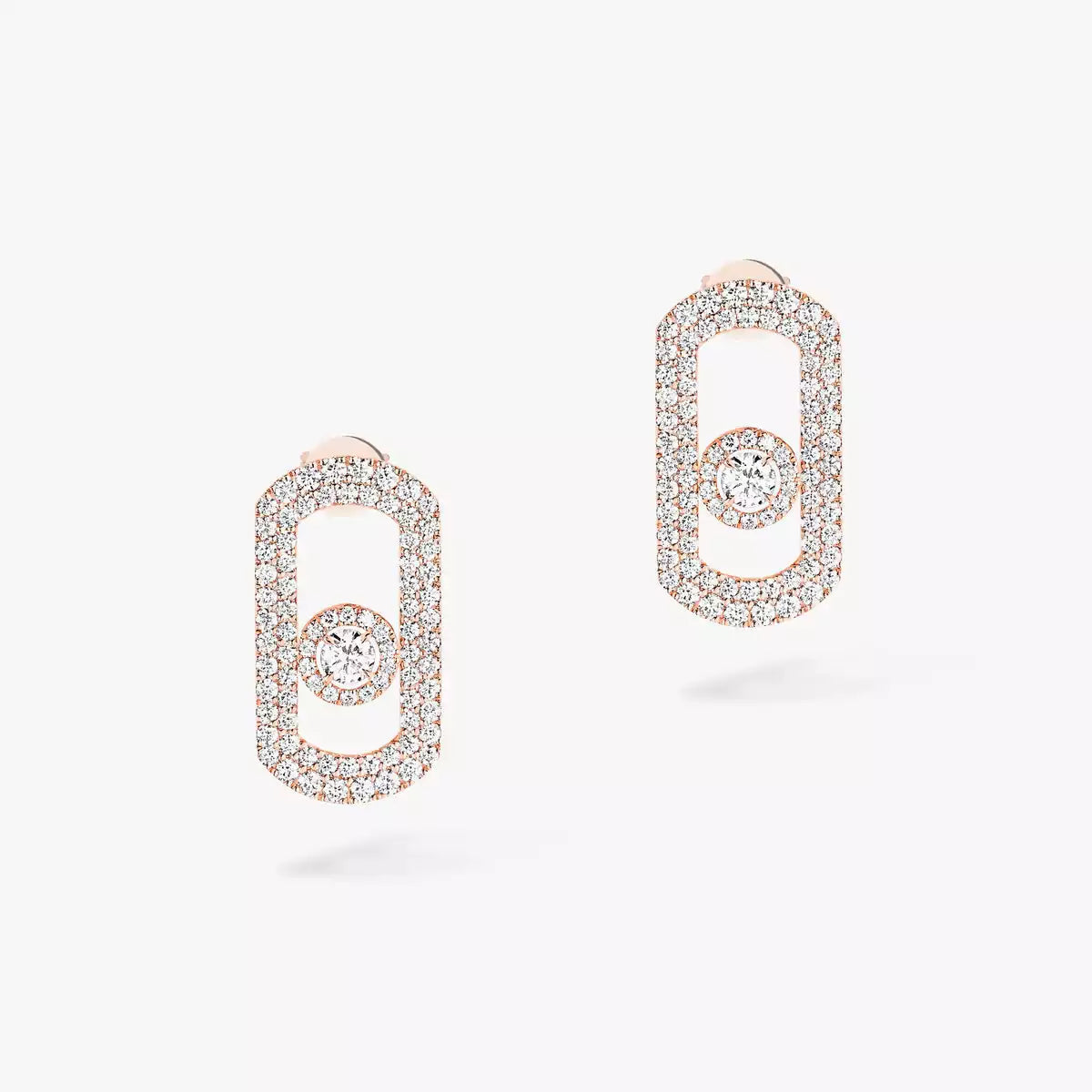 [Zalyn]SO MOVE PAVÉ DIAMOND EARRINGS