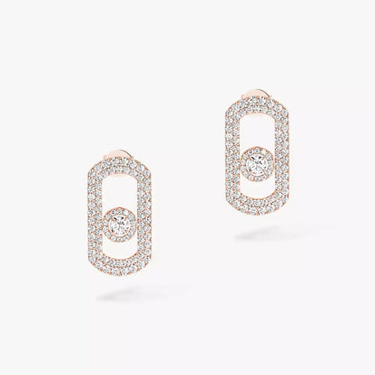 [Zalyn]SO MOVE PAVÉ DIAMOND EARRINGS