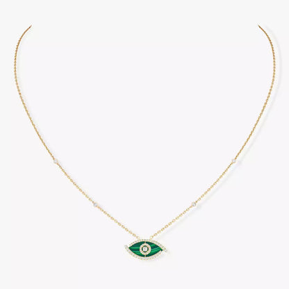 [Zalyn]LUCKY EYE DIAMOND NECKLACE