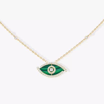 [Zalyn]LUCKY EYE DIAMOND NECKLACE
