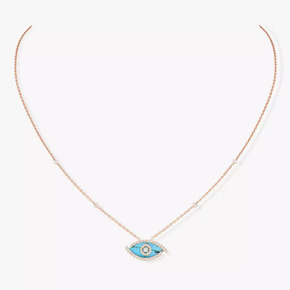 [Zalyn]LUCKY EYE DIAMOND NECKLACE