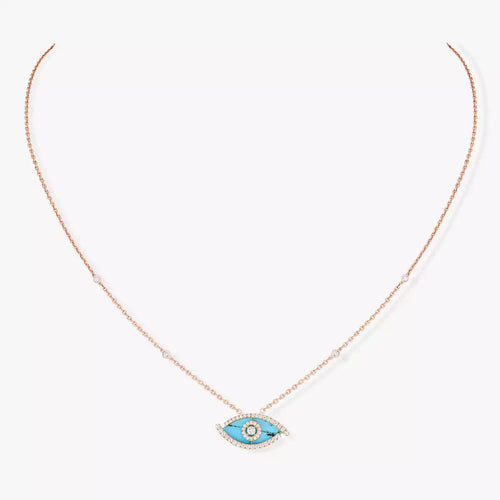 [Zalyn]LUCKY EYE DIAMOND NECKLACE