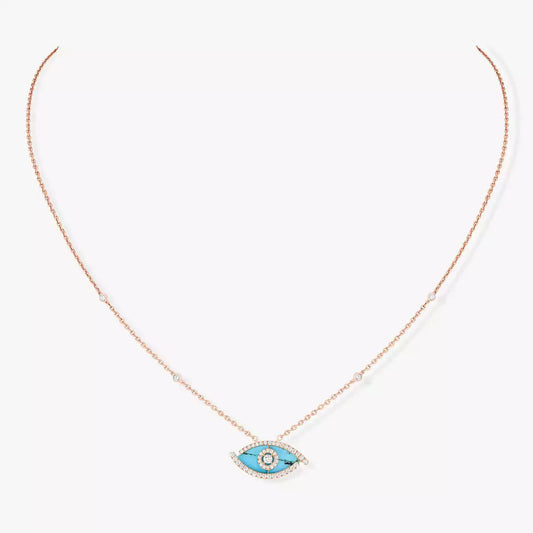 [Zalyn]LUCKY EYE DIAMOND NECKLACE