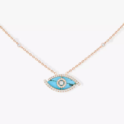 [Zalyn]LUCKY EYE DIAMOND NECKLACE
