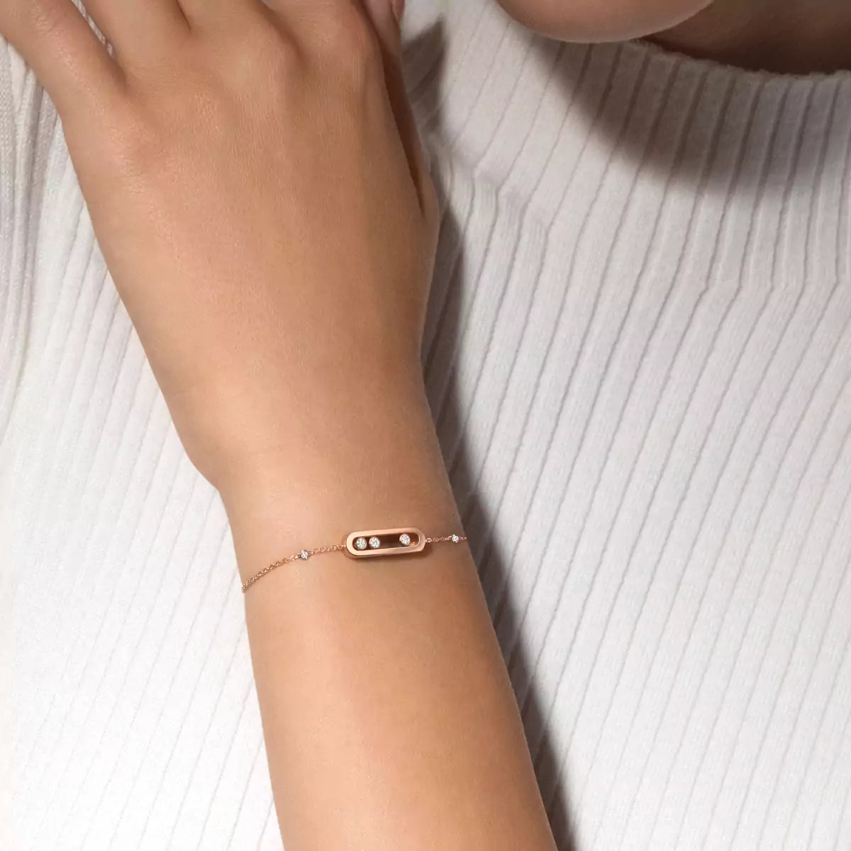 [Zalyn Jewelry]Baby Move Diamond Bracelet