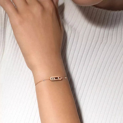 [Zalyn Jewelry]Baby Move Diamond Bracelet