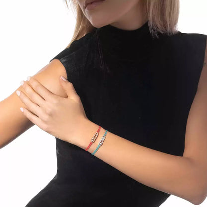 [Zalyn Jewelry]Messika Care(s) pink cord pav¨¦ bracelet