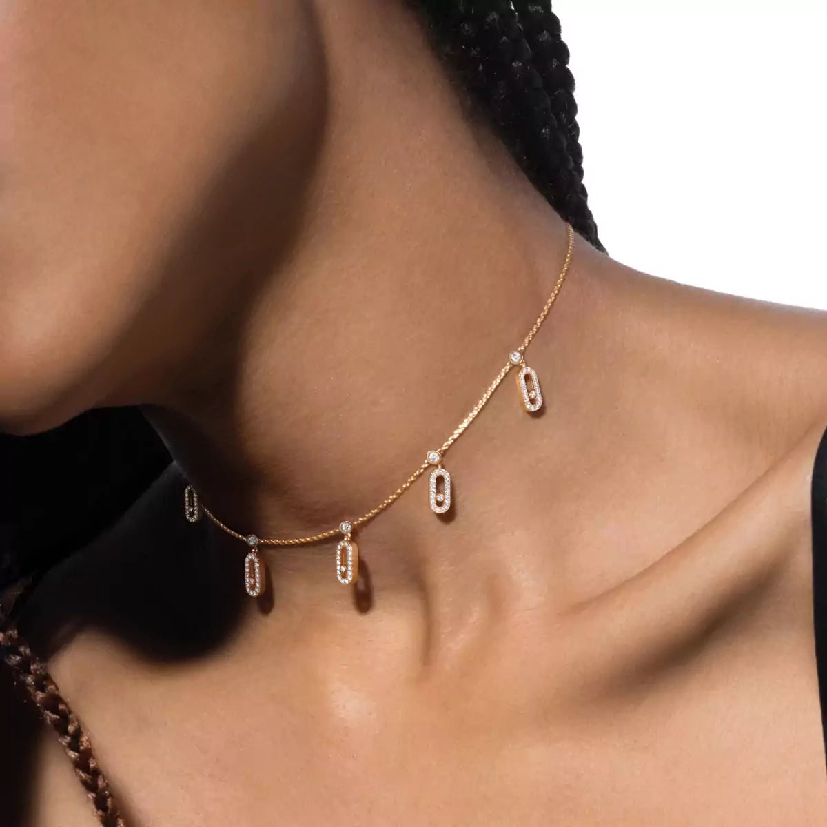 [Zalyn]MOVE UNO 5-PENDANT NECKLACE