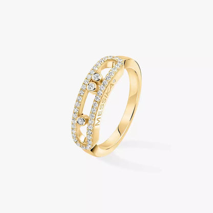 [Zalyn Jewelry] Baby Move Gold Diamond Pave_ Ring