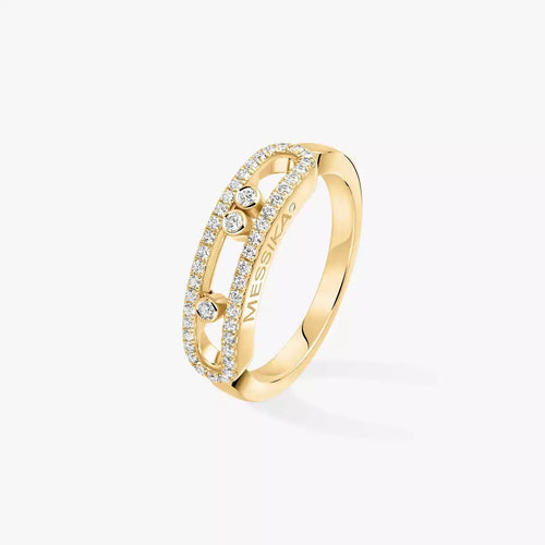 [Zalyn Jewelry] Baby Move Gold Diamond Pave_ Ring
