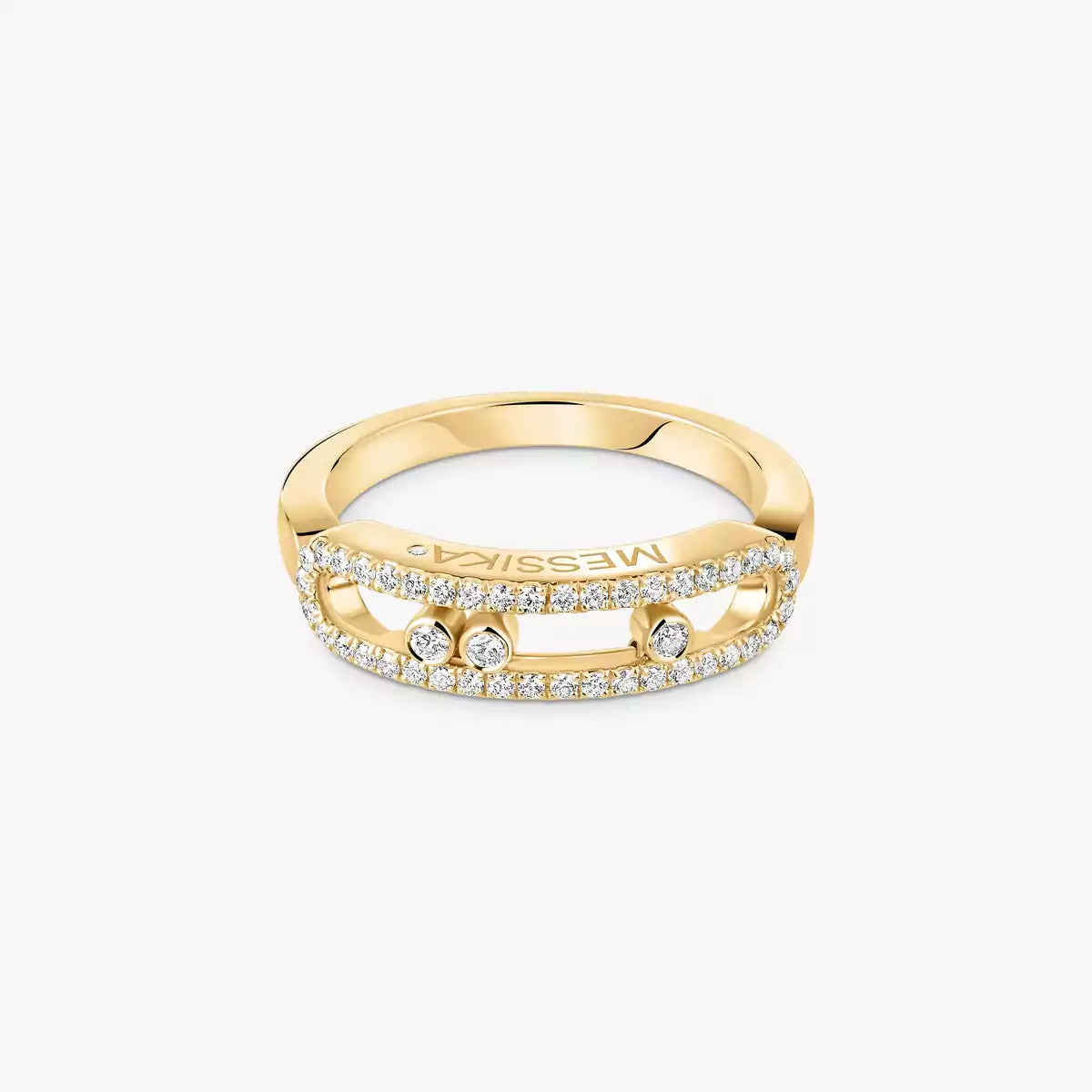 [Zalyn Jewelry] Baby Move Gold Diamond Pave_ Ring