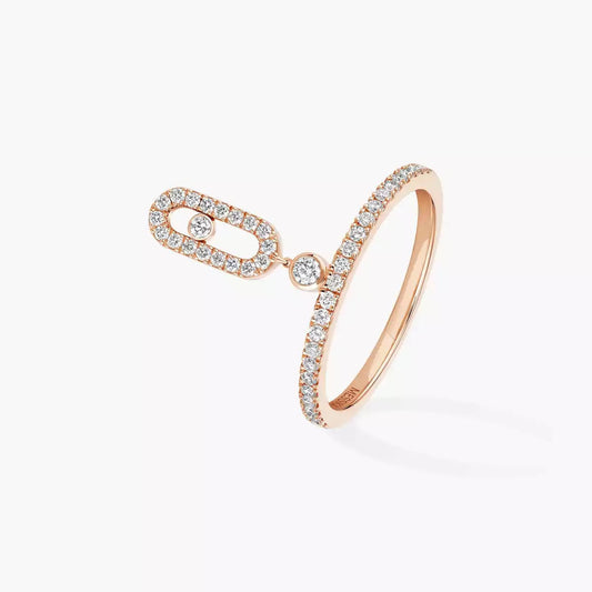 [Zalyn]MOVE UNO DIAMOND RING