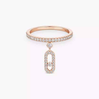 [Zalyn]MOVE UNO DIAMOND RING