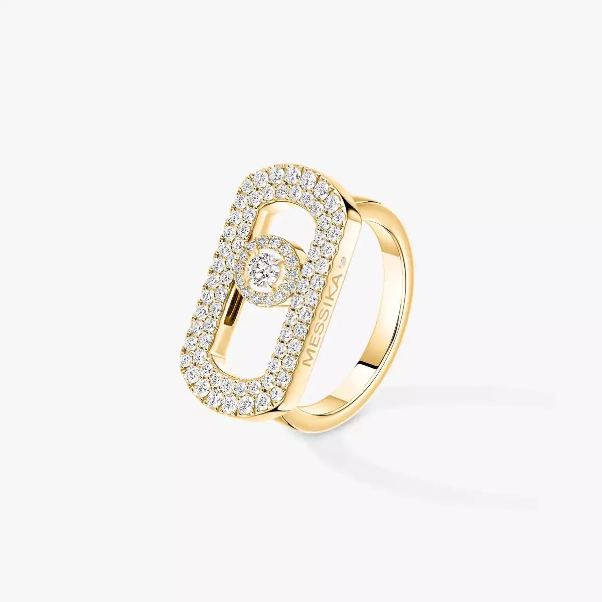 [Zalyn]SO MOVE FULL PAVÉ DIAMOND RING