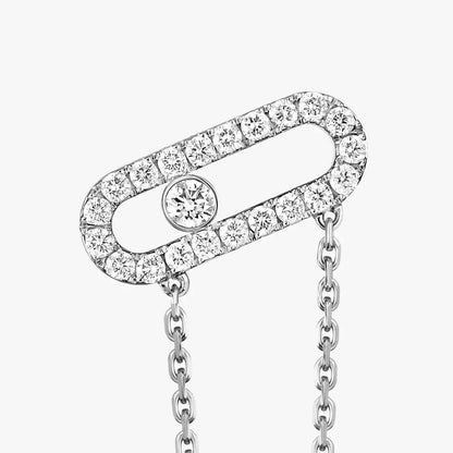 [Zalyn]MOVE UNO ALL DIAMOND STUD EARRINGS