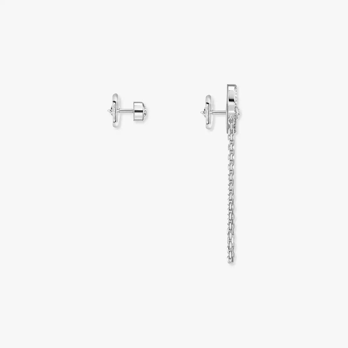 [Zalyn]MOVE UNO ALL DIAMOND STUD EARRINGS