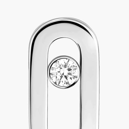 [Zalyn Jewelry]Move Uno Diamond Stud Earrings