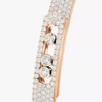 [Zalyn]MOVE NOA FULL-PAVÉ DIAMOND BANGLE BRACELET
