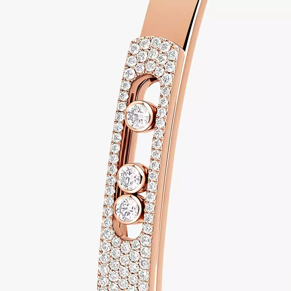 [Zalyn]MOVE NOA PAVÉ DIAMOND BANGLE BRACELET
