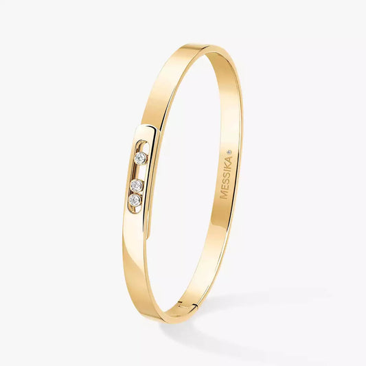 [Zalyn]MOVE NOA DIAMOND BANGLE BRACELET