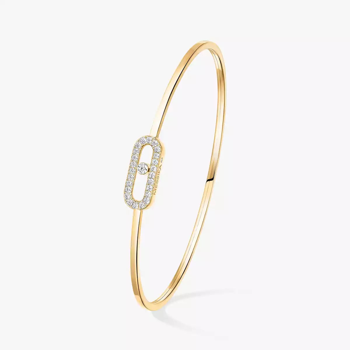 [Zalyn]MOVE UNO PAVÉ FLEX BANGLE (MEDIUM)