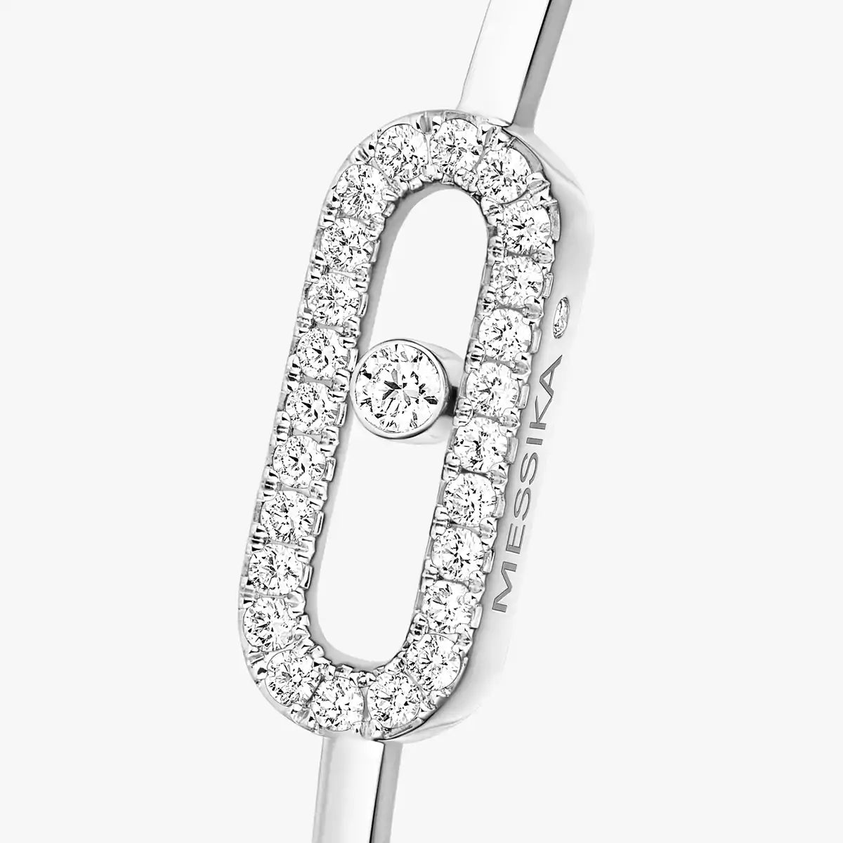 [Zalyn]MOVE UNO PAVÉ FLEX BANGLE (MEDIUM)