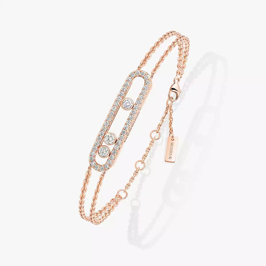 [Zalyn]MOVE CLASSIQUE PAVÉ DIAMOND BRACELET