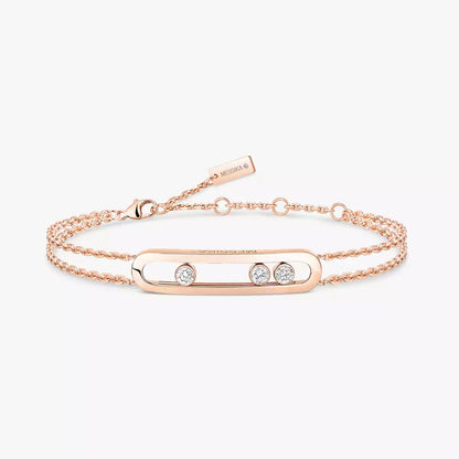 [Zalyn]MOVE CLASSIQUE DIAMOND BRACELET
