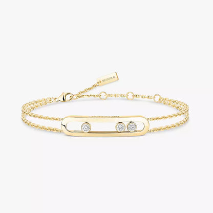 [Zalyn]MOVE CLASSIQUE DIAMOND BRACELET
