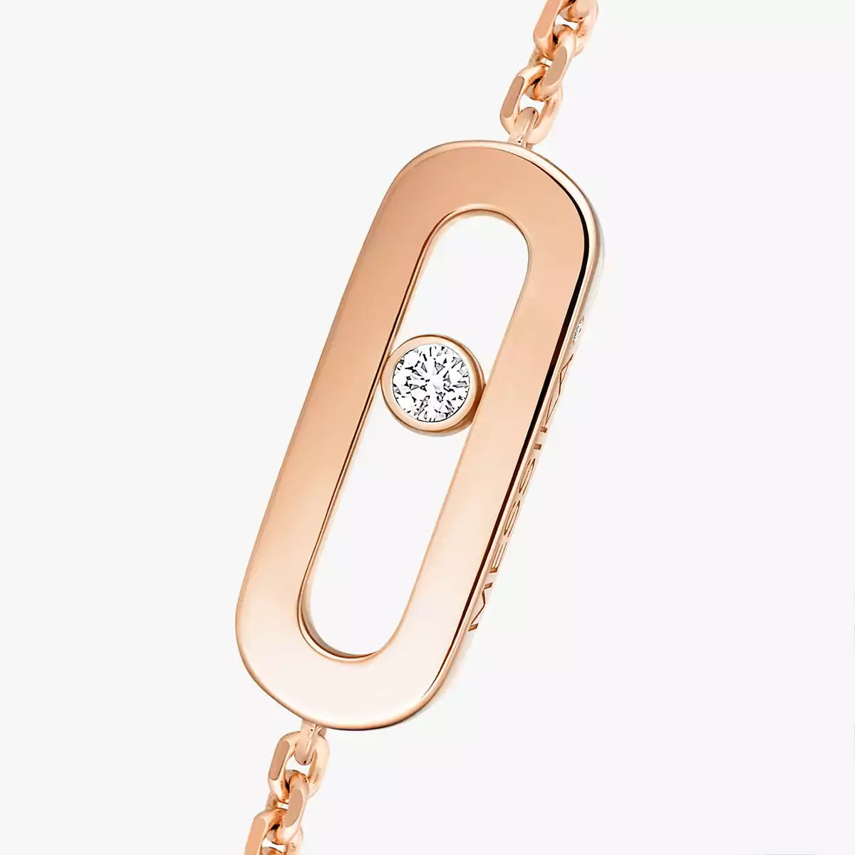 [Zalyn]MOVE UNO SINGLE DIAMOND BRACELET