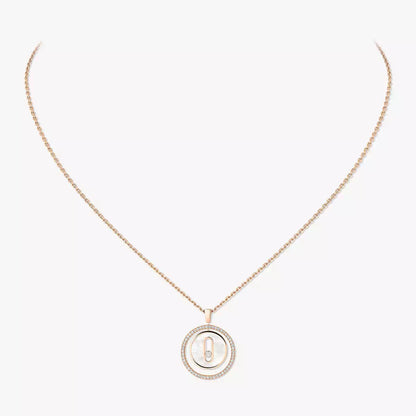 [Zalyn]LUCKY MOVE DIAMOND NECKLACE