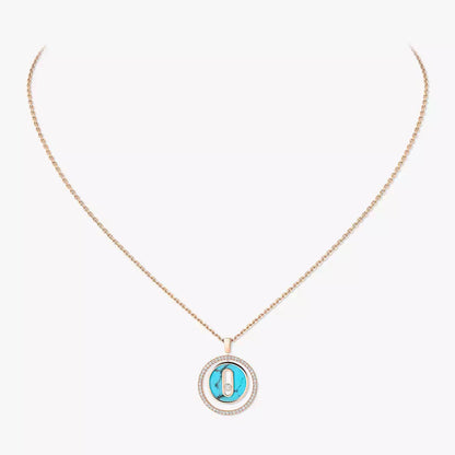 [Zalyn]LUCKY MOVE DIAMOND NECKLACE