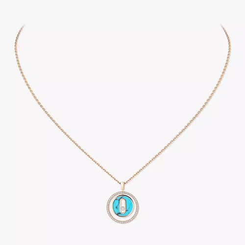 [Zalyn]LUCKY MOVE DIAMOND NECKLACE