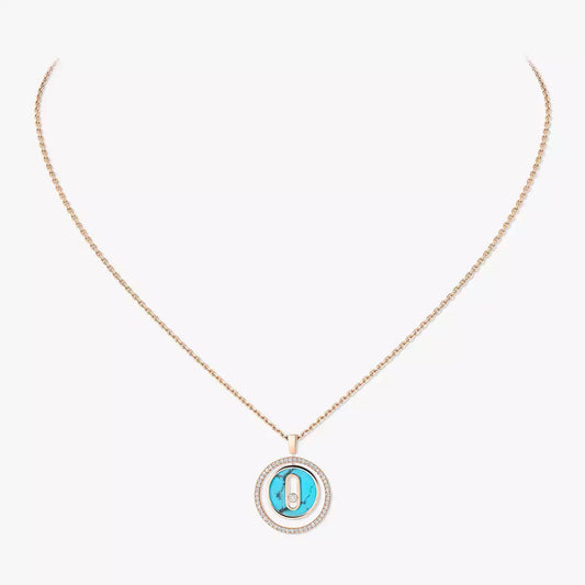 [Zalyn]LUCKY MOVE DIAMOND NECKLACE
